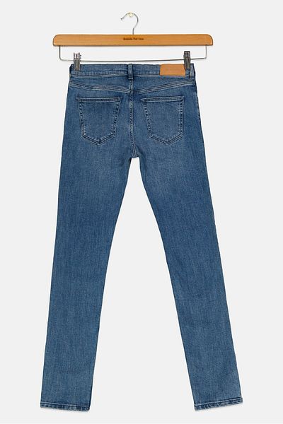 Gant Kids Girl Skinny Fit Washed Jeans, Blue
