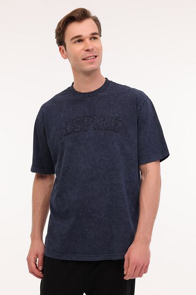 lumberjack Ανδρικό κοντομάνικο μπλουζάκι ML GOFRE 11URB4003 5FX Navy Blue