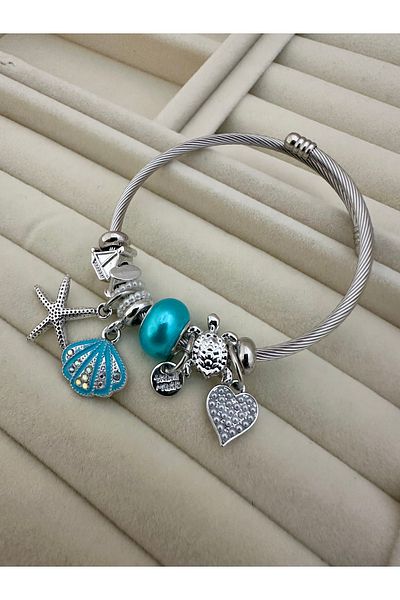 Lumina Atelier Charm Steel Bracelet
