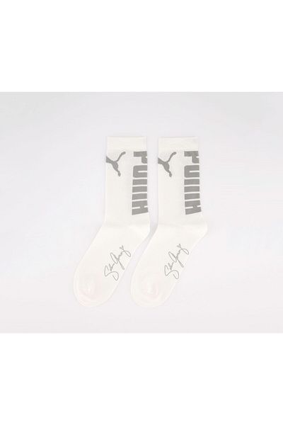 Puma Women SG Shimmer Socks, Sparkling White