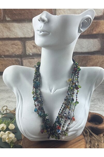 SEDEF TAKI Sıra boncuklu Vintage kolye modelleri