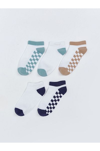LC Waikiki New Season Patterned Boy's Booties Socks 5-Piece - S5R470Z4