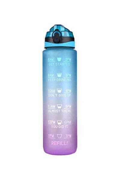 HALAMODO Leakproof Water Bottle With Time Marker