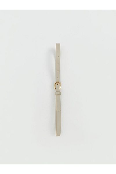 LC Waikiki Ecru Leather Look Girl's Belt