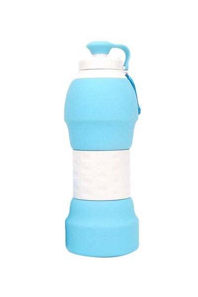 HALAMODO Silicone Foldable Travel Water Bottle 580ml