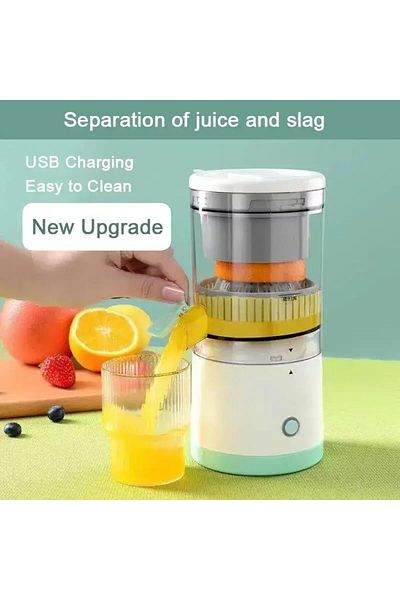COOYA Juicer,Citrus Juicer With Powerful Motor, Indicator Lights, And Portable Design,Usb Rechargeable