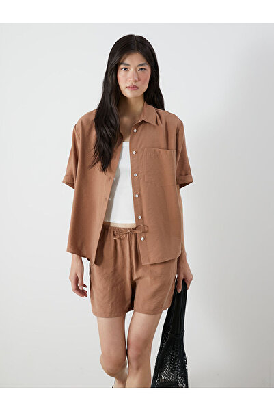 LC Waikiki Modal Blended Loose Fit Women's Shirt from Uzg Store for Style Ent...