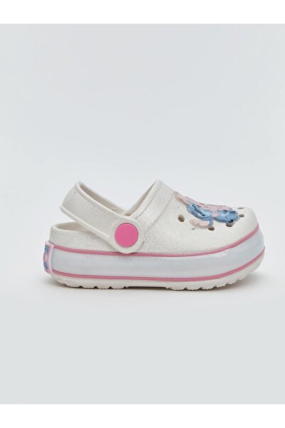 LC Waikiki Lilo and Stitch Baskılı Tabanı Işıklı Kız Bebek Plaj Sandaleti