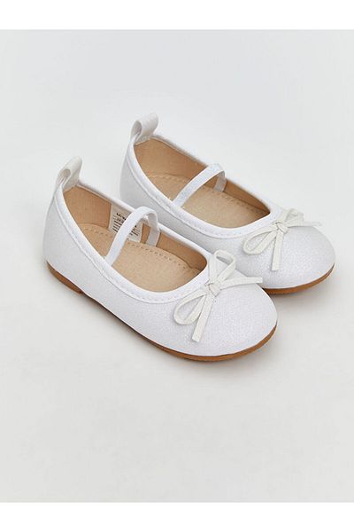 LC Waikiki White Bow Detailed Baby Girl Ballerina Ballet