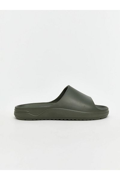 LC Waikiki Lcw Steps Khaki Single Strap Men's Slippers