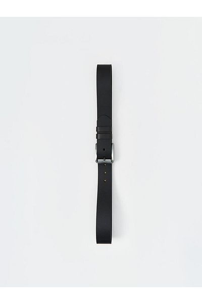 LC Waikiki Black Genuine Leather Men's Belt
