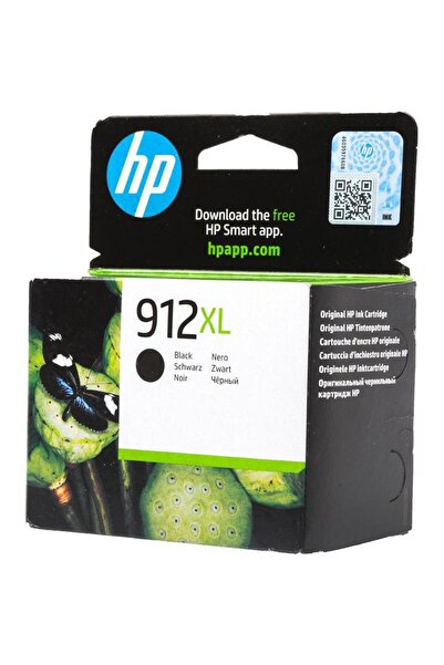 HP خرطوشة حبر نفاث 912xl حبر أسود أصلي للطباعة اليومية الموثوقة