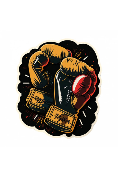 INOVATIX Set de 8 bucăți, autocolant mănuși de box, INOVATIX®. 6 cm