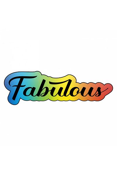 INOVATIX Set of 8 pieces, Sticker Fabulous, INOVATIX®. 6 cm