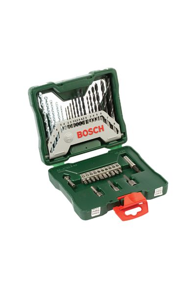 Bosch 33-Piece X-Line Drill and Screwdriver Bit Set Grey and Silver