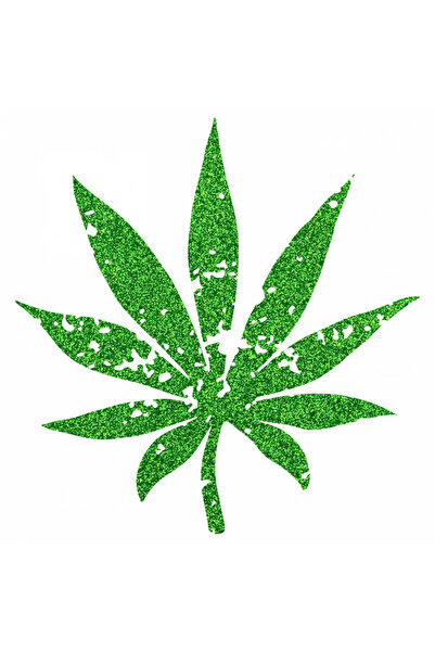 INOVATIX Set de 8 autocolante cu flori de canabis, INOVATIX®. 6 cm