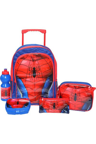 Marvel Spider-Man 5-in-1 Value Set Trolley Bag with Accessory