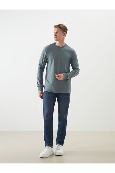 LC Waikiki LCWAIKIKI Classic Crew Neck Long Sleeve Men's Sweatshirt