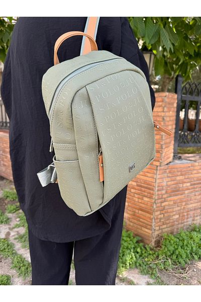 Just Polo Women's Printed Oversized Backpack