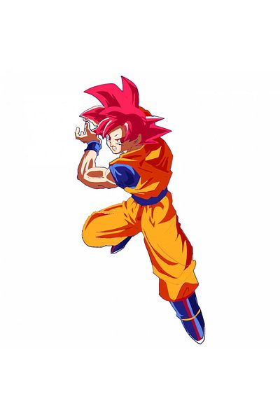 INOVATIX Set de 8 piese, autocolant Goku eroul Dragon Ball, INOVATIX®. 6 cm