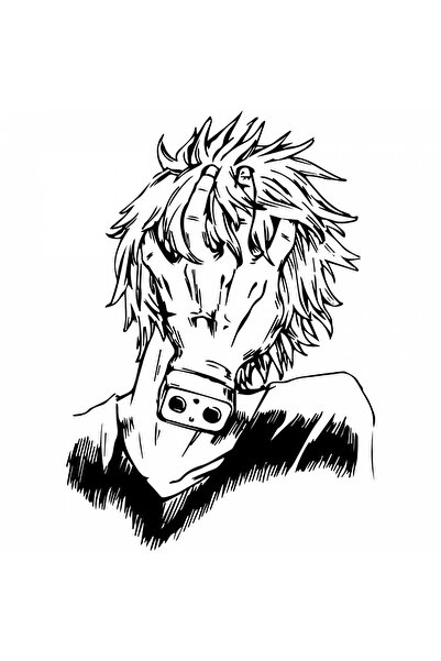 INOVATIX Σετ 8 τεμαχίων, Αυτοκόλλητο My Hero Tomura Shigaraki, INOVATIX®. 6 εκ.