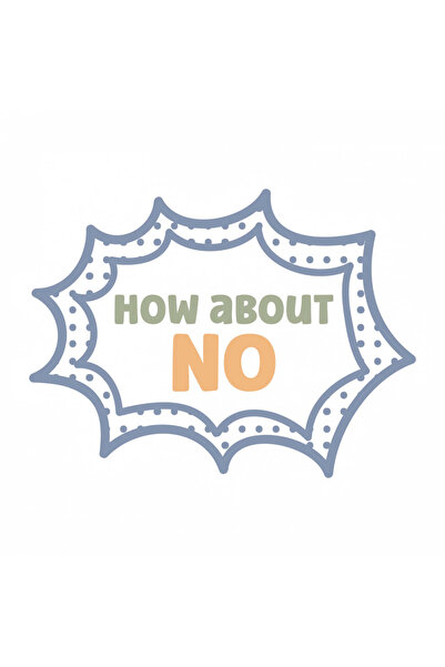 INOVATIX Set of 8 pieces, Sticker How about no, INOVATIX®. 6 cm