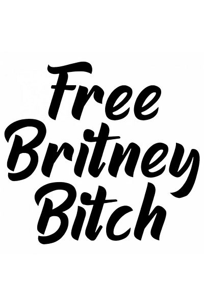 INOVATIX Set of 8 pieces, Sticker Free britney bitch, INOVATIX®. 6 cm