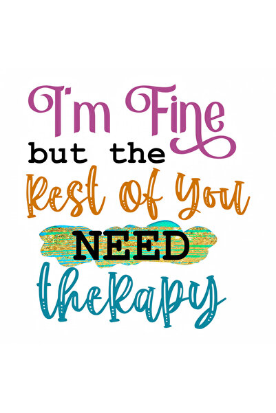 INOVATIX Σετ 8 τεμαχίων, Αυτοκόλλητο Είμαι καλά αλλά εσείς οι υπόλοιποι χρειά...