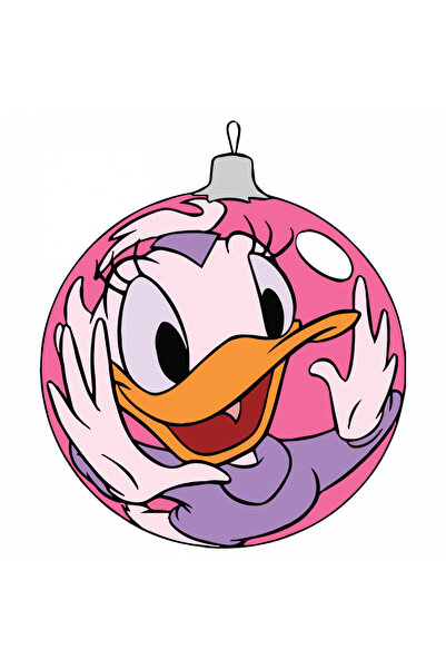 INOVATIX Set de 8 piese, autocolant Glob Daisy Duck, INOVATIX®. 6 cm