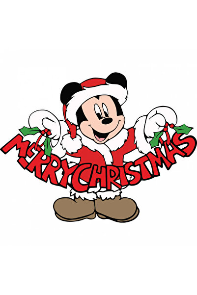 INOVATIX Σετ 8 τεμαχίων, Αυτοκόλλητο Μίκυ Μάους Καλά Χριστούγεννα, INOVATIX®....