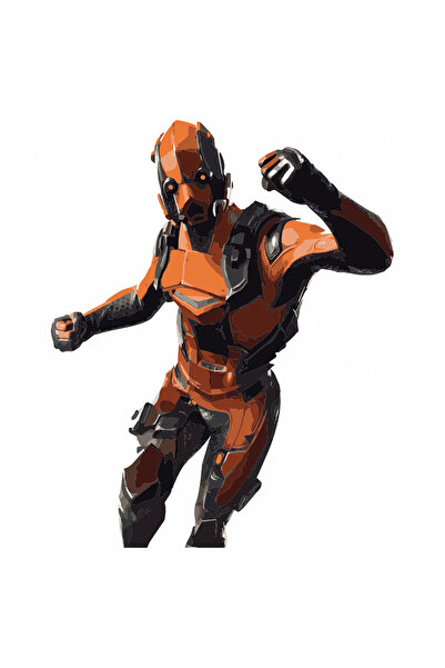 INOVATIX Set de 8 piese, autocolant Fortnite Battle Royale Vertex, INOVATIX®. 6 cm