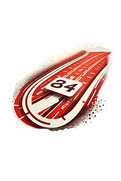 INOVATIX Set de 8 autocolante pistă de alergare, INOVATIX®. 6 cm