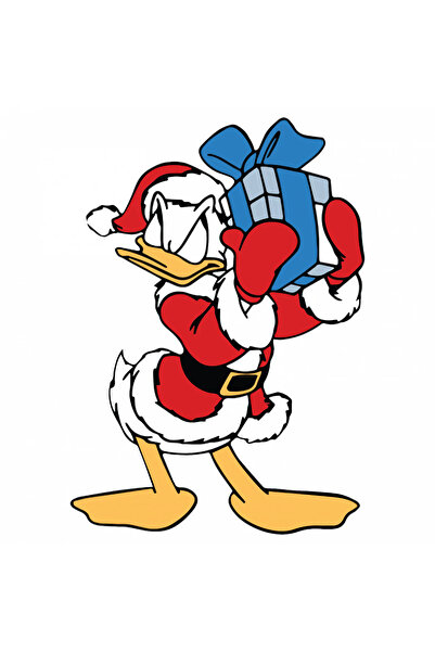 INOVATIX Σετ 8 τεμαχίων, Αυτοκόλλητο Ντόναλντ Ντακ ακούει ένα δώρο, INOVATIX®...