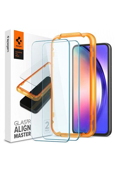 Spigen Film For Samsung Galaxy A54 (SET OF 2) - Glas.tr Align Master - Clear