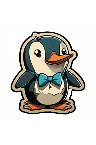 INOVATIX Σετ 8 τεμαχίων, Αυτοκόλλητο Χαρούμενος Πιγκουίνος με σμόκιν, INOVATI...