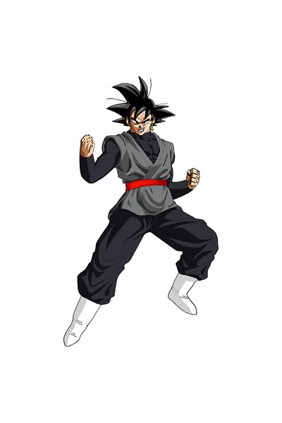 INOVATIX Set of 8 pieces, Sticker Dragon Ball Goku fighting position 1, INOVATIX®. 6 cm