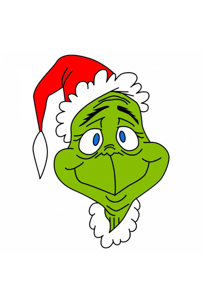 INOVATIX Set de 8 piese, autocolant Grinch 02, INOVATIX®. 6 cm