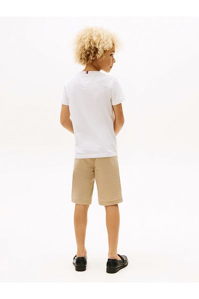 Tommy Hilfiger Boys White Logo Graphic T-Shirt
