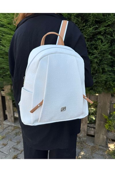Just Polo Women's Printed Oversized Backpack