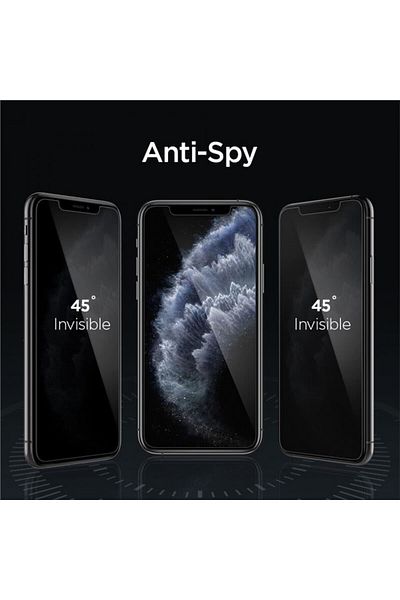 Spigen Foil For Iphone 11 / Iphone Xr - Glas.tr Align Master Privacy - Black