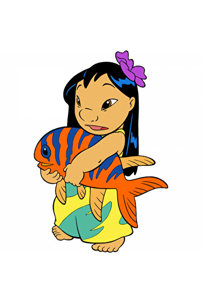 INOVATIX Σετ 8 τεμαχίων, Αυτοκόλλητο Lilo and Stitch Lilo Pelekai, INOVATIX®....