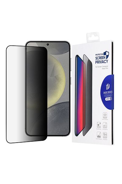 Dux Ducis Samsung Galaxy S24 Case - Dux Ducis Tempered Glass Privacy - Black