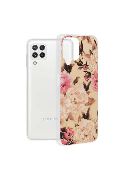 Techsuit Carcasă pentru Samsung Galaxy A22 4G / M22 4G - Techsuit Marble Series - Mary Berry Nude