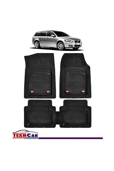 TEAMCAR Covorașe auto tip tavă compatibile cu Volvo V50 Mk1 (2004–2012) - Break