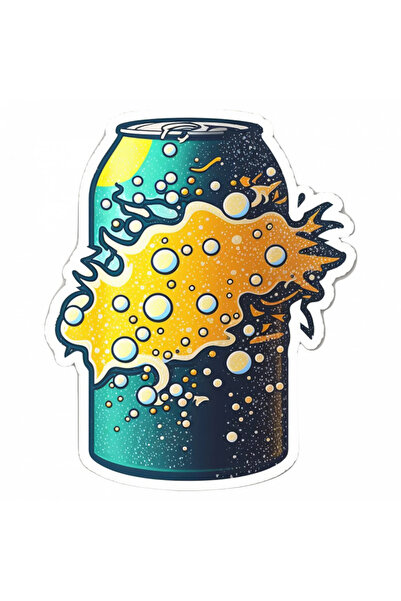 INOVATIX Set de 8 piese, Cutie autocolantă cu suc spumant, INOVATIX®. 6 cm