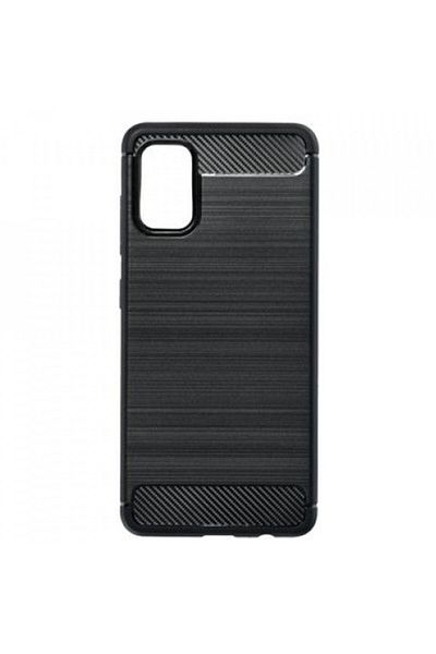 Techsuit Case for Samsung Galaxy A41 - Techsuit Carbon Silicone - Black