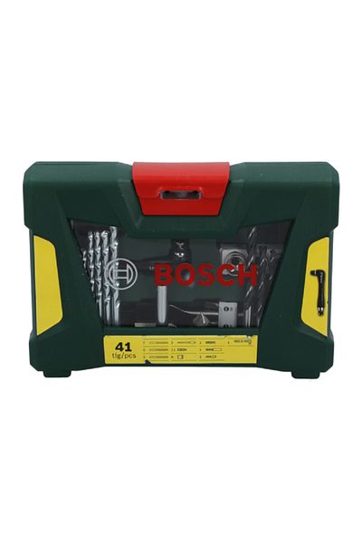 Bosch 41-Piece Drill and Screwdriver Bit Set Black and Silver