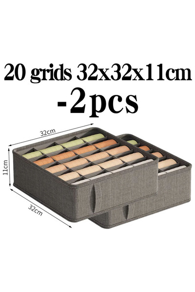 Choice 20 شبكة - قطعتان 20/6/7/1 شبكة كاتيون PP جوارب حمالة صدر بنطلون منظمات بسيطة للخزائن والأدراج
