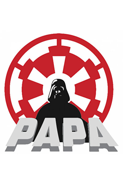 INOVATIX Set de 8 autocolante Star Wars cu cel mai bun tată, INOVATIX®. 6 cm