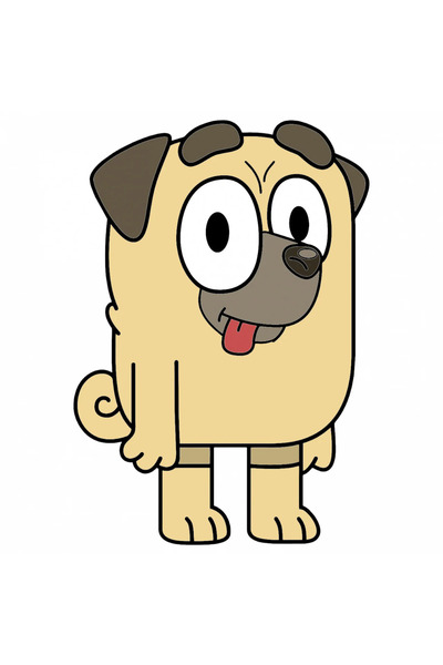 INOVATIX Set de 8 piese, autocolant Buddy Bluey, INOVATIX®. 6 cm